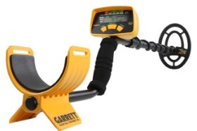 Garrett ACE 200 Metal Detector The Garrett ACE 200 Metal Detector is perfect for the beginner who is looking to get their hands dirty metal detecting for the first time. This Garrett metal detector has included a Digital Target ID feature into the device that provides a corresponding readout to the specific type of metal buried underneath ground. The ACE 200 can also help to determine a target's depth and provide the user with clear, easy-to-understand target signals while doing so. The Garrett ACE 200 device is perfect for entry level detecting and relic hunting as well as dry beach and fresh water wading. It's even great for those who want to try their hand at finding coins and jewelry! For the budding treasure hunter using a metal detector for the first time, the ACE 200 makes a perfect traveling companion and backyard buddy. Product highlights Total Weight : 2.7 lbs (1.2 kgs) Frequency : 6.5 kHz Frequency Warranty : 2 Year Limited Warranty Digital Target ID : Distinguishes Targets Conductivity Discrimination Control : Eliminates Trash Targets Audio : External Speaker Built-In and Headphone Jack Sensitivity Control : Adjustable at 4 Different Levels For Different Ground Conditions