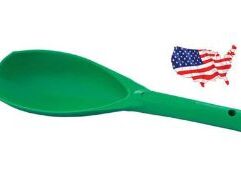 GREEN TREASURE SCOOP Reinforced plastic scoop designed to recover nuggets and help you locate them in the scoop with your detector.
