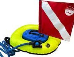 Nemo dive system with one spare battery. Comes with Nemo backpack, and both dive flags.