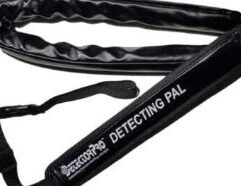 Detecting Pal Body Harness for Heavy Metal Detectors - DPH 9112 One of the simplest and effective detecting bungee harnesses available today... -Freedom from the fatigue of using heavier metal detectors. -Can be worn by either the right or left handed detectorist. Length can be adjusted for your individual comfort. Slip your arm through the loop, run the strap along the top of your back and then over your swinging shoulder, slip the bungee section around your detector pole, and start swinging effortlessly for the rest of the day. takes the weight of your metal detector off your arm, shoulder and wrist. No more fatigue during and at the end of a long hunt.