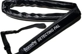 Detecting Pal Body Harness for Heavy Metal Detectors - DPH 9112 One of the simplest and effective detecting bungee harnesses available today... -Freedom from the fatigue of using heavier metal detectors. -Can be worn by either the right or left handed detectorist. Length can be adjusted for your individual comfort. Slip your arm through the loop, run the strap along the top of your back and then over your swinging shoulder, slip the bungee section around your detector pole, and start swinging effortlessly for the rest of the day. takes the weight of your metal detector off your arm, shoulder and wrist. No more fatigue during and at the end of a long hunt.