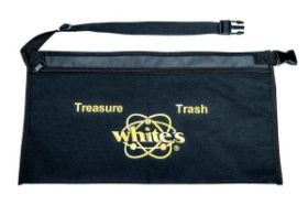 Deluxe Apron - 601-1253 Heavy-duty nylon hunting apron with 2 pockets and full zipper. Adjusts up to 50″. Gold foil imprint on black nylon.