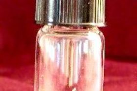 1/2 oz. Glass Sample Bottle - A18 .5 ounce glass sample bottle measures 1" x 1/2" in size.