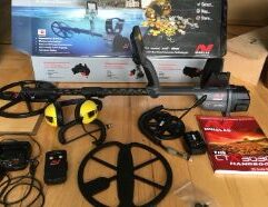 Good used Minelab CTX 3030 with Original Box Includes: Standard 11" Coil & the 6" Coil Detector Pro Pal (swing assist kit - takes the weight off of your arm) WM10 - Wireless Headphone module/speaker Underwater Headphones Battery charger and accessories Andy Sabisch CTX 3030 Book Great Condition - Everything for $700!!